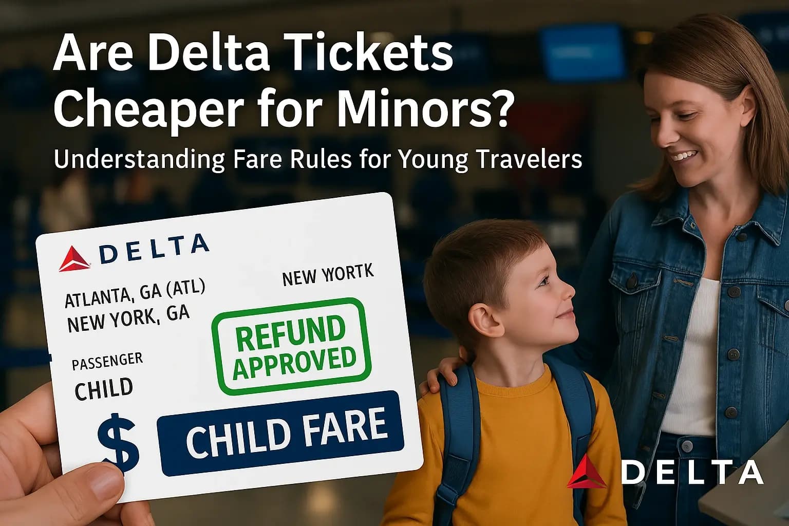 Are Delta Tickets Cheaper For Minors?