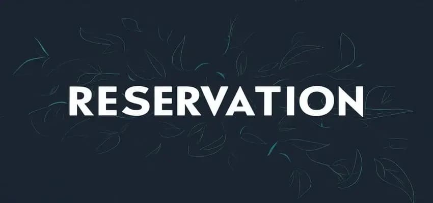 What is reservation with example?