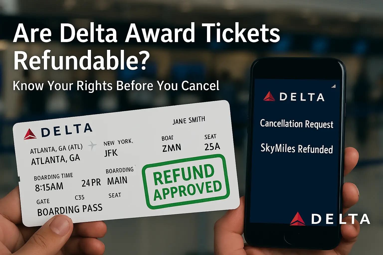 Are Delta Award Tickets Refundable?