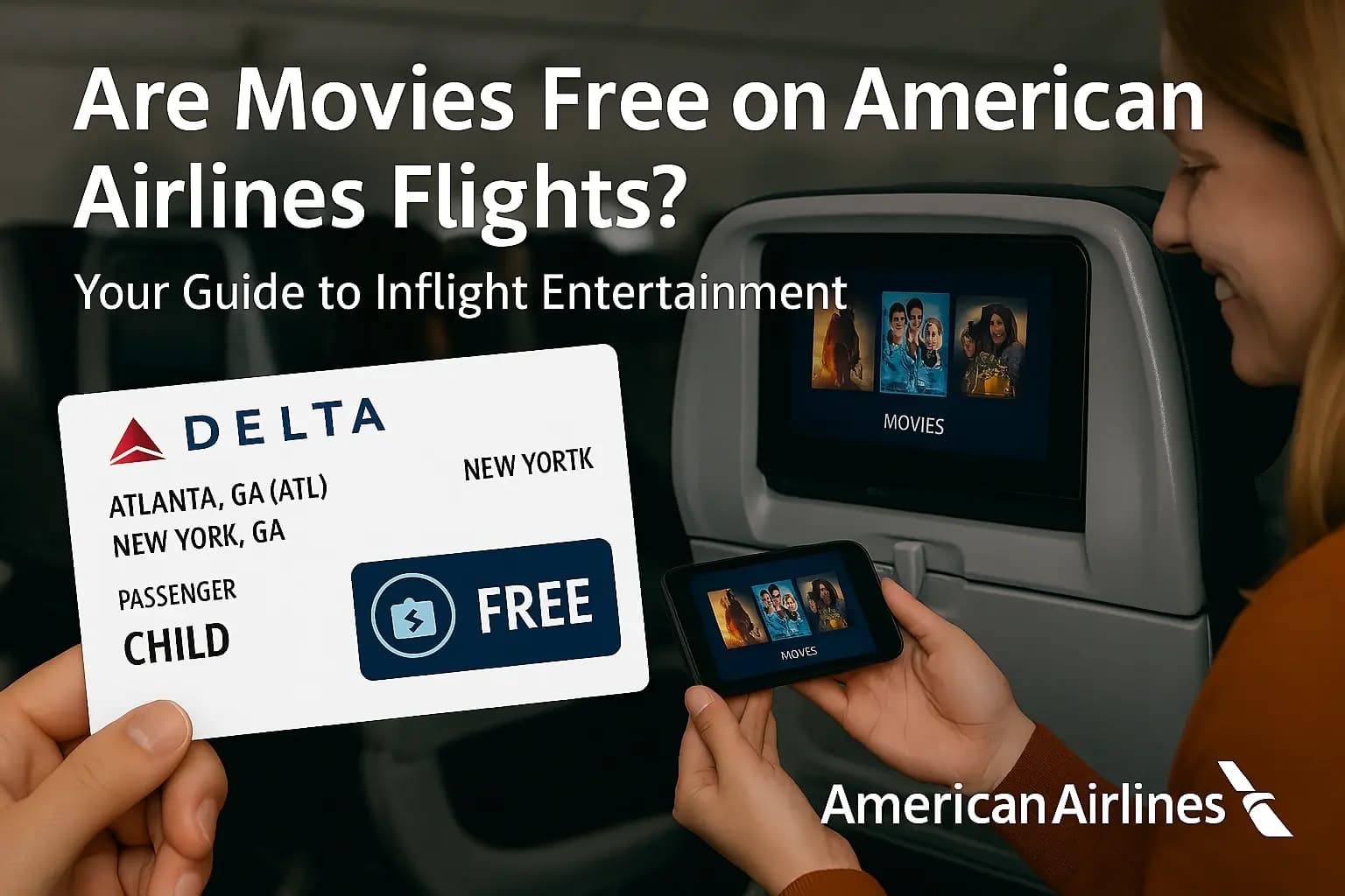 Are movies free on American Airlines flights?