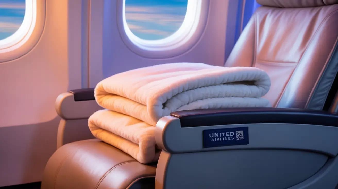 Does United Airlines provide blankets?