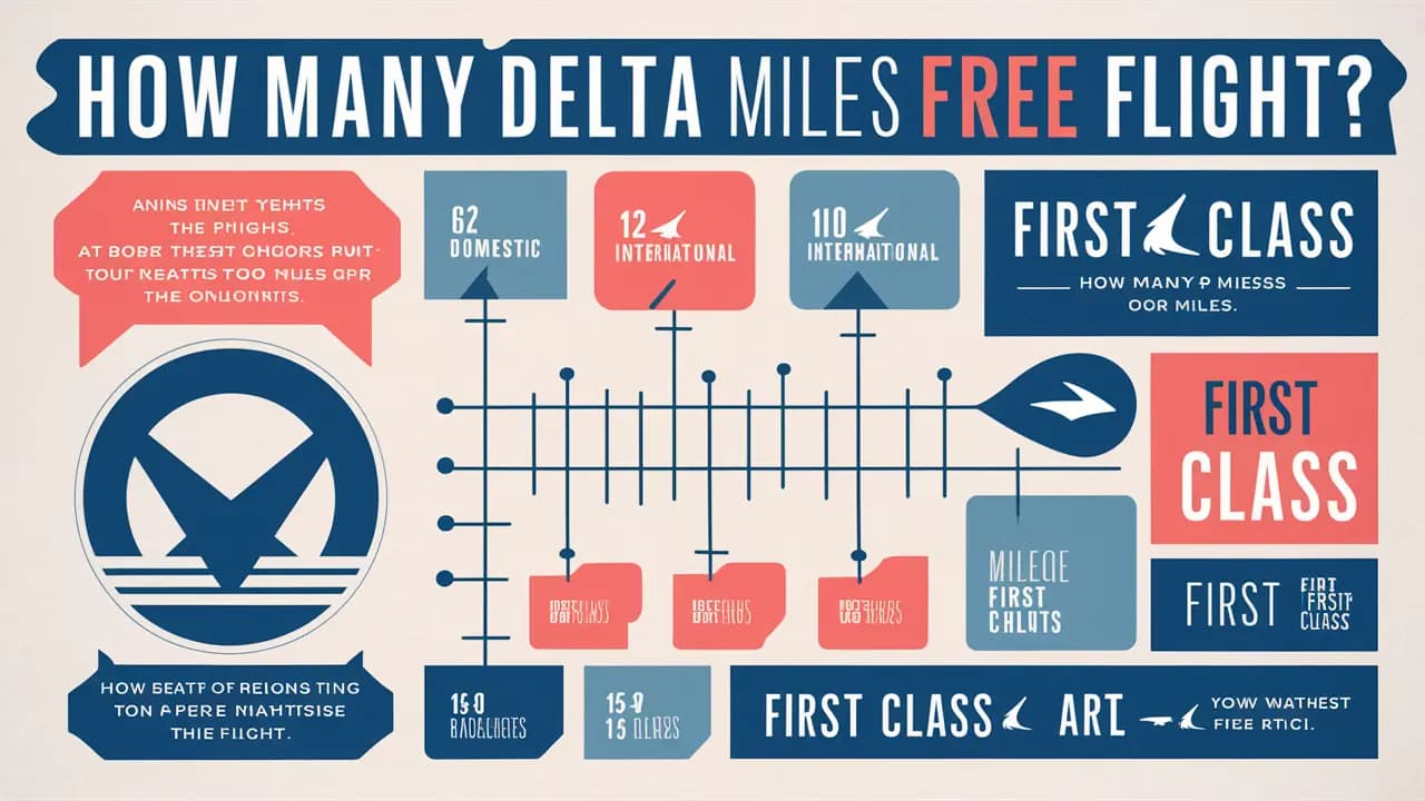 How many Delta miles for a free flight?