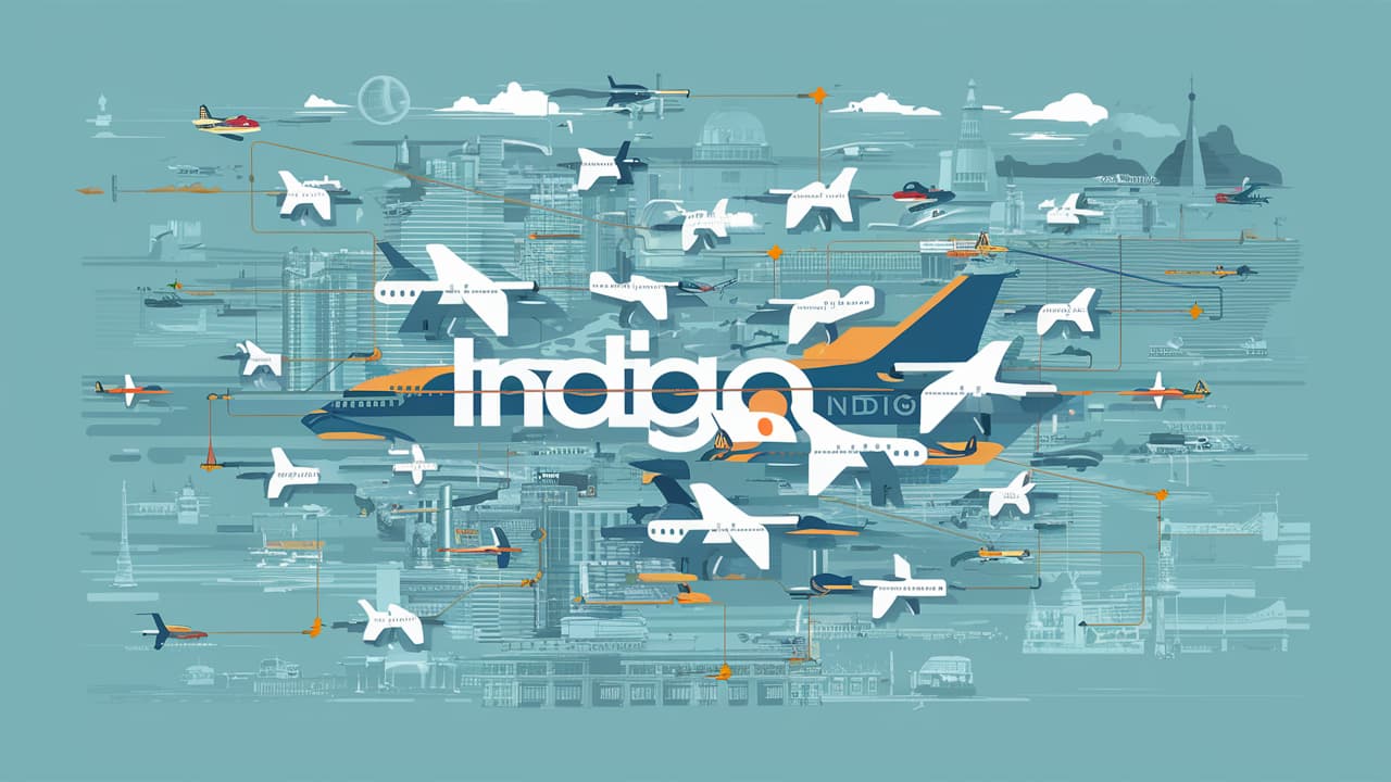 Where all does IndiGo fly?