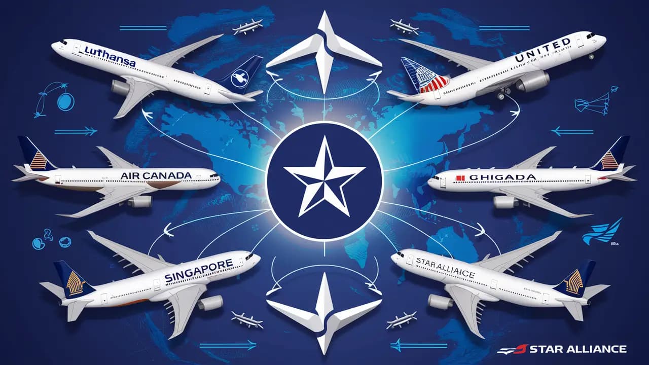 Which airline is Star Alliance?